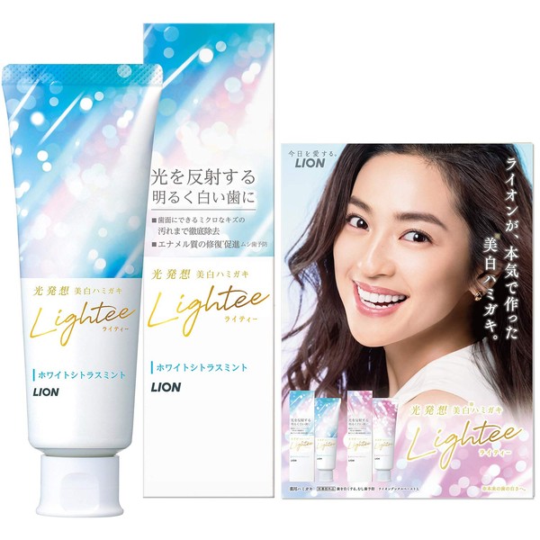 Lightee Whitening Toothpaste, White Citrus Mint, Toothpaste, 3.5 oz (100