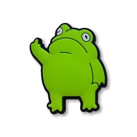 SUPER CUTE - Charms For Crocs/Shoes - SUPER GRUMPY TOAD - 3D - PRETTY - FROG