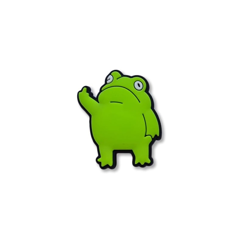 SUPER CUTE - Charms For Crocs/Shoes - SUPER GRUMPY TOAD