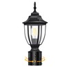Lamomo Motion Sensor Outdoor Post Lights, Dusk to Dawn Lamp