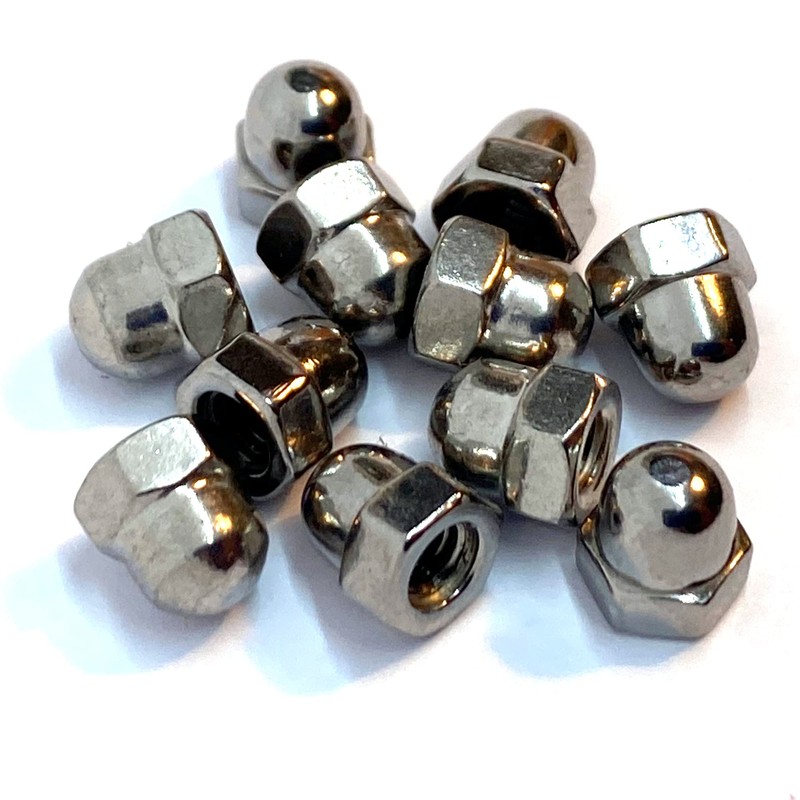 M4 Dome Nut DIN1587, A4 (316) Stainless Steel (Pack of