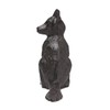 BRASSTAR Cast Iron Animal Door Stopper Fox Shape Heavy Duty