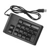 USB Wired Numeric Keypad 19 Keys Number Pad Waterproof RGB