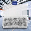 400 Pcs Aluminum Flat Head Full Rivet Set M3 Rivets