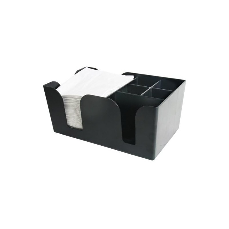 Classic Plastic Bar Storage System Black Bar Container Bar Organizer