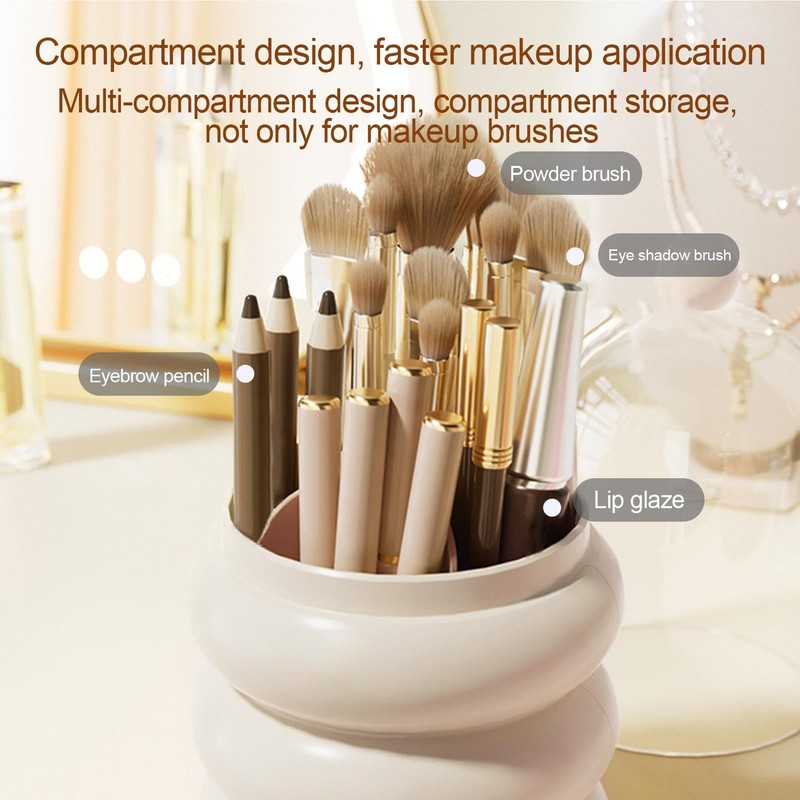 Rotating Makeup Organizer | Skincare Holder 360 Rotating Cosmetics Organizer,Vanity