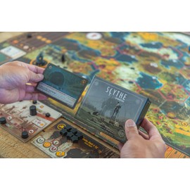 Stonemaier Games: Scythe Encounters Expansion by Jamey Stegmaier | Add to Scythe (Base Game) | 32 New Encounter Cards with Innovative & Fun Events Illustrated by Jakub Rozalski | 1-5 Players, 115 Mins