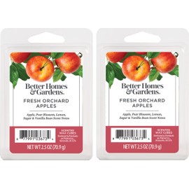 Better Homes and Gardens Scented Wax Cubes 2.5oz 2-Pack (Fresh Orchard Apples)