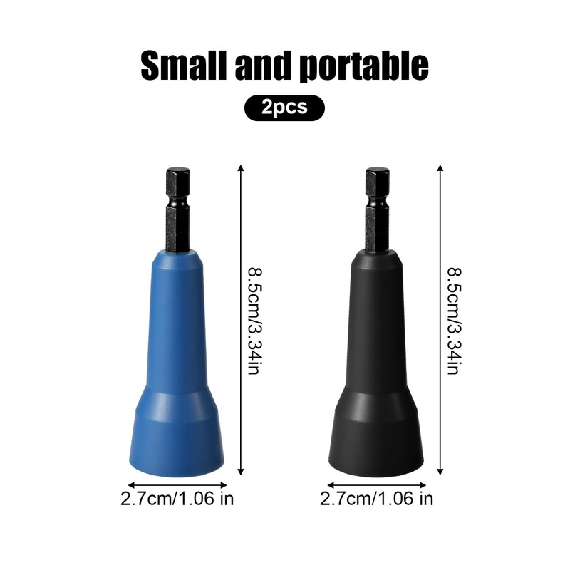 2pcs Wire Nut Twister, with 1/4" Chuck Plastic Wire Nut