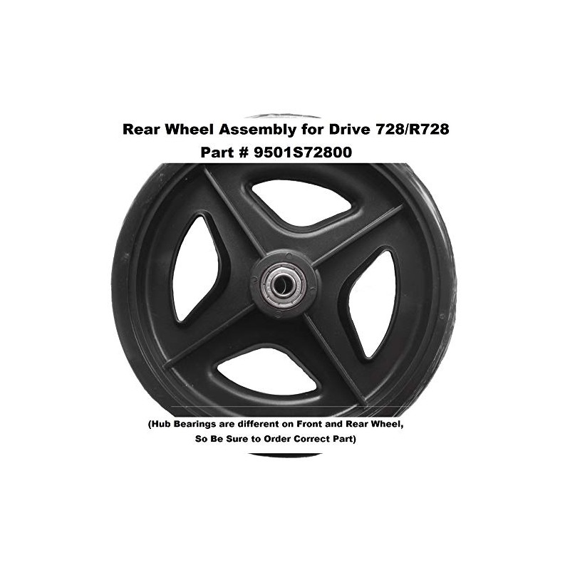 Rear Wheel for Drive Model R728; 1/ea