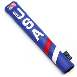 USA PU Leather Waterproof Golf Alignment Stick Cover Club Protector Holds Sticks