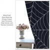 Spider Web - Cortinas opacas para niños, fondo negro, recámara