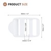 SUIKIHUM 10 Pack Plastic Ladder Slider, 1 Inch(25mm) Backpack Buckle