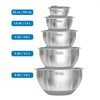 Viking Culinary Stainless Steel Mixing Bowl Set, 10 piece, Non-slip