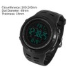 Mens Male Digital Back Light Round Waterproof Sport Watch Wristwatch