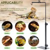 MasXirch Reptile Lamp Stand, Adjustable 16-31 Inch Domes Heat Lamp