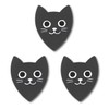 Cat Shaped Pick Guitar Pick (Cat 3p), Cute, 0.04 inch