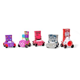 Learning Resources Numberblocks Mini Vehicles Six to Ten, Counting Toy for Toddlers, Learning Toys for Kids 3-5, Travel Game for Toddlers, Gifts for Kids, Ages 3+