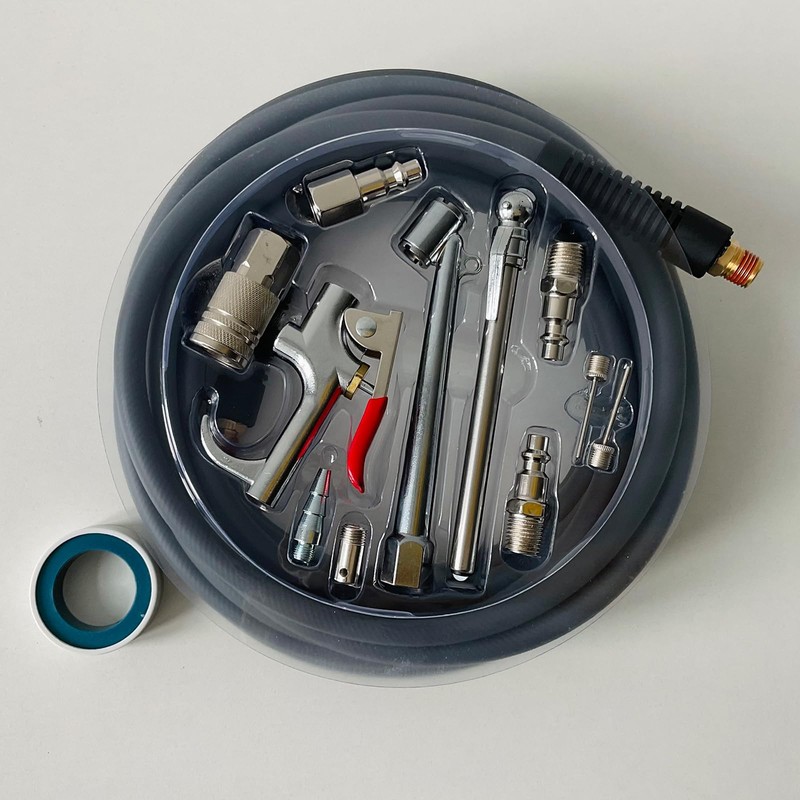 Air Hose 1/4 in x 30 ft, Hybrid Air Compressor