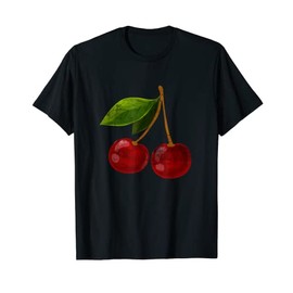 Cute Cherry Design Cherries Fruit Lover Farming Berry T-Shirt