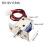 uxcell DC 12V 0.54A 4.5mm Mini Electromagnetic Solenoid Lock Push