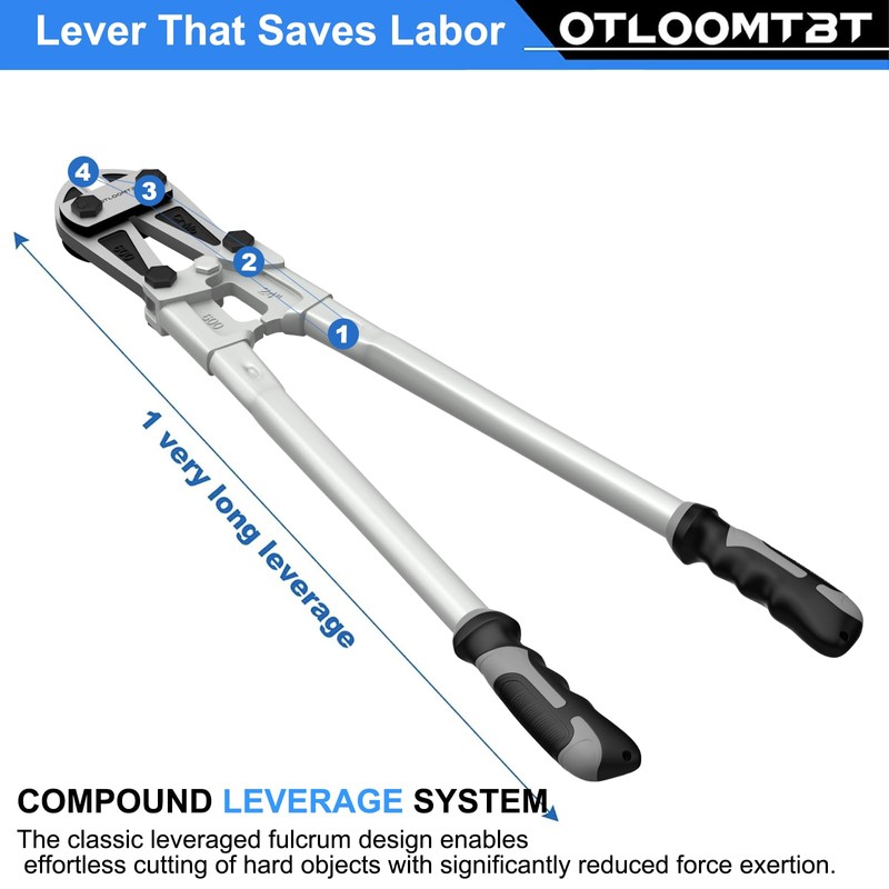 OTLOOMTBT 24 In Heavy Duty Bolt Cutter - Industrial Chromium