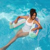 Big Joe Shaka Sling XL Pool Float, Rivera Stripe Turquoise,