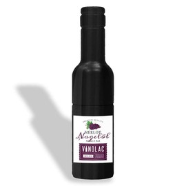 VINOLAC Nagelöl "Merlot Vitamin E" Vegan in Wein-Flasche - Nagelpflegeöl für intensive Pflege, Wachstum & Stärke & Beauty Geschenk für Frauen - Öl Made in Germany