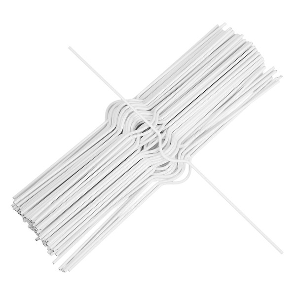 Operitacx 100pcs Wire Calendar Hangers, Wall Calendar Hooks Hanging Binder