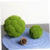 TEHAUX Artificial Moss Topiary Ball Home Decor Fake Moss Ball