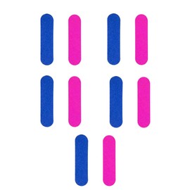 Nail Files, Pack of 10 Mini Nail Files, Professional Nail Files, Double-Sided Nail File, Manicure Tools, for Manicure Shop, Home