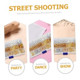 LALAFINA 1set Hair Beads Beard Beads for Braids Dreadlocks and Jewelry Accessories Hair for Crafting Necklaces and Bracelets for Gifting Any Occasion