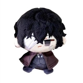 KILA MILA Anime 4" Figure Plush Doll- Dazai Osamu Plush, Keychain Anime Figure Stuffed Gift for Fan
