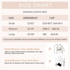 INIBUD Halter Bra for Women Longline Sports Bra Wireless Seamless Padded Backless Bralette with Adjustable Strap(S)
