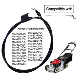 746-0957 Engine Zone Control Cable for MTD 946-0957 Fits Most Push Mowers with Cable Length 50inch Conduit Length 37 inch