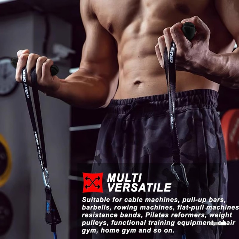 LARA STAR Pull-Up Handles Fitness Belt Heavy Duty Cable Machine