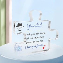 Grandad Gifts,Grandad Christmas Gifts,Gifts for Grandad,Gifts for Grandparents,Grandparents Christmas Gifts,Grandad Gifts from Grandchildren,Best Grandad Gifts,Nan and Grandad Gifts,Acrylic Plaque