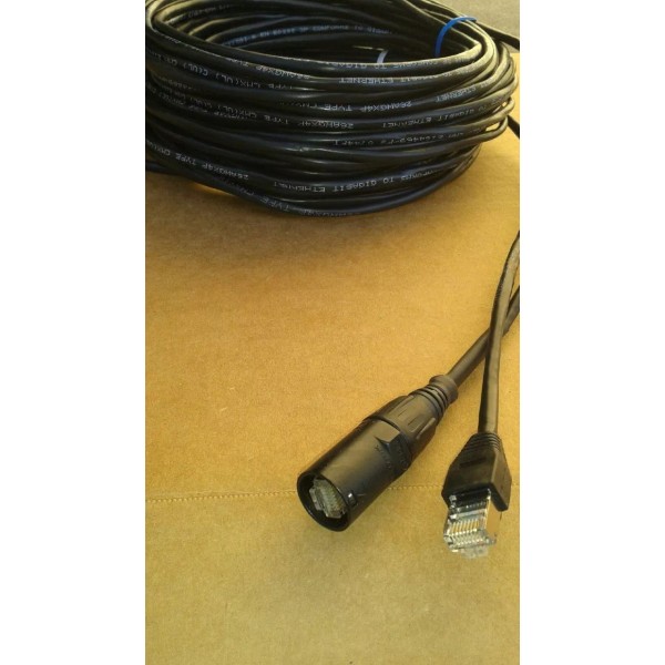 Neutrik 10 ft PRO CAT5E Tactical Shielded w/Neutrik Ethercon RJ45
