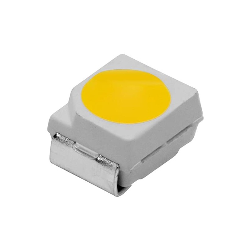 50x Superbright LEDs SMD 3528 Warm White 3000K 20mA 3,2V