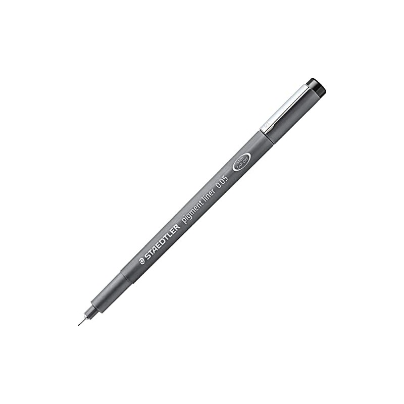 STAEDTLER 308 005-9 Pigment Liner Fineliner Pen - 0.05mm Nib