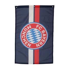 FC Bayern München Hoisting Flag Navy 180 x 120 cm with Eyelets Navy