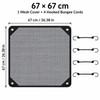 4 Pack 28 x 28 Inch Outdoor AC Condenser Mesh