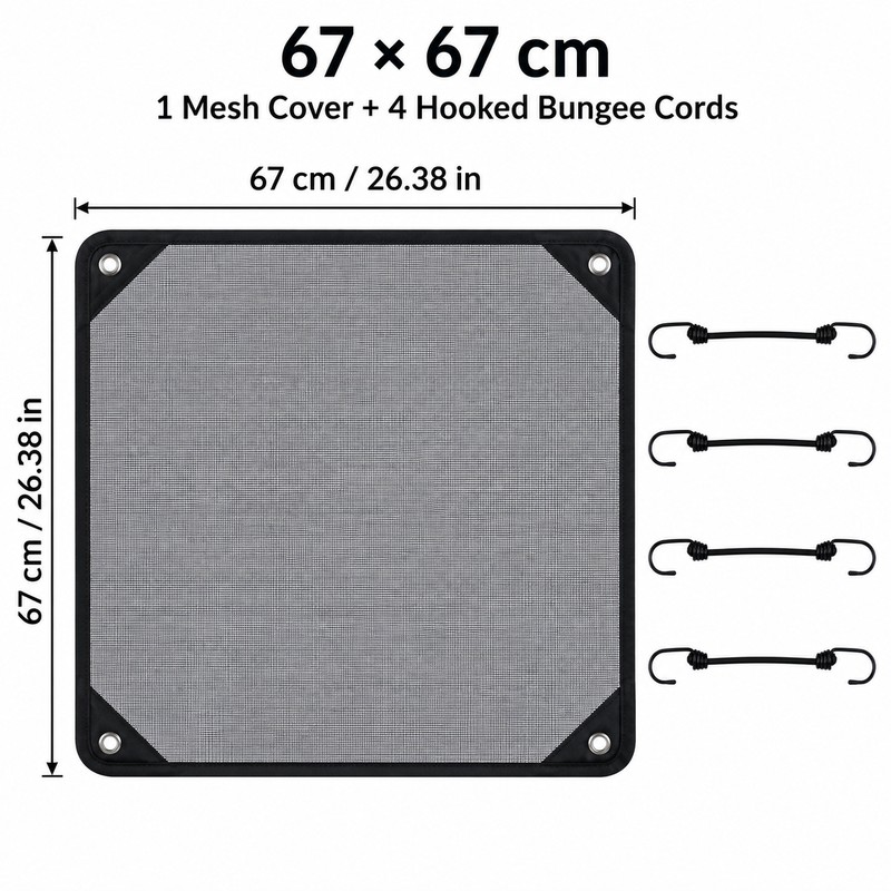 4 Pack 28 x 28 Inch Outdoor AC Condenser Mesh
