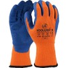 UCi KOOLgrip™ Thermo-Star Latex Palm Coated Thermal Cold Winter Grip Gloves (8 - Medium, Orange)
