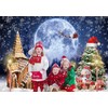 ASDCXZ Christmas Photo Background 2.2 x 1.5 m, Dream Night