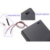 LAMPVPATH 3Pcs 3 AA Battery Holder with Switch, 4.5V Battery
