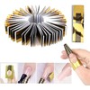 100 Pcs Nail Forms Self Adheisive Paper Nail Form Stickers