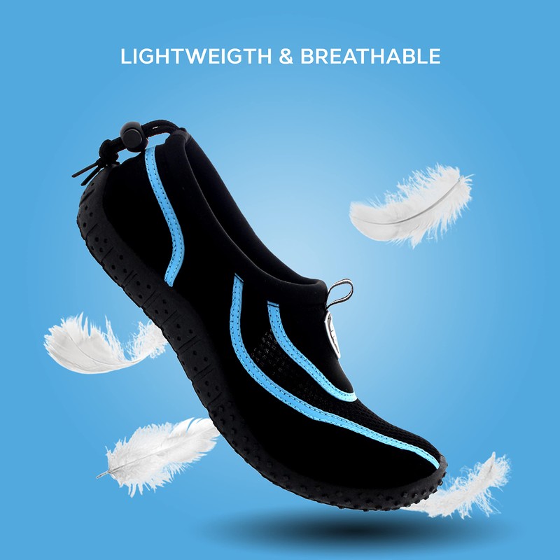 Aqua Shield Womens Beach Pool Sea Swimming Toggle Slip On