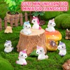 LHSYFBZ 48Pcs Mini Resin Unicorn, Miniature Unicorn Figurines, Mini Resin