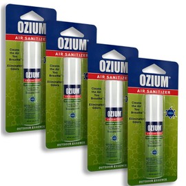 Ozium Air Sanitizer 0.8 oz Spray, Outdoor Essence (4)